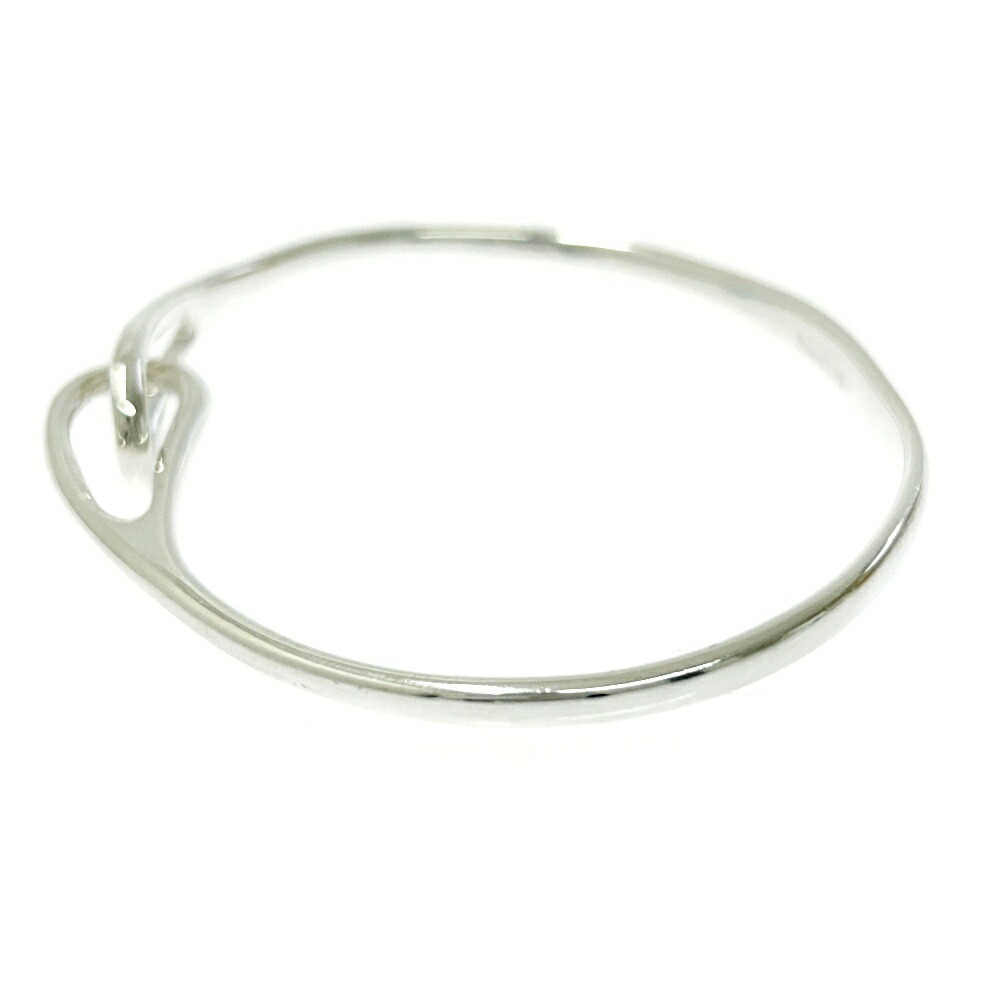 TIFFANY Co Silver Double Loop Bangle - image 2
